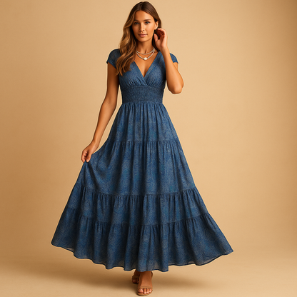 Pretty Women's Long Floral Dress - Nocini