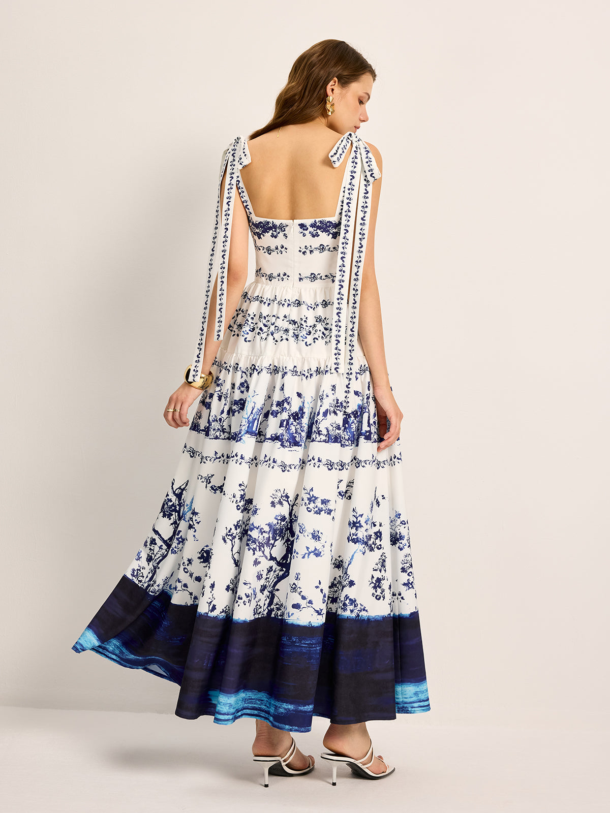 Pretty Ruffled Sundress with Adjustable Straps