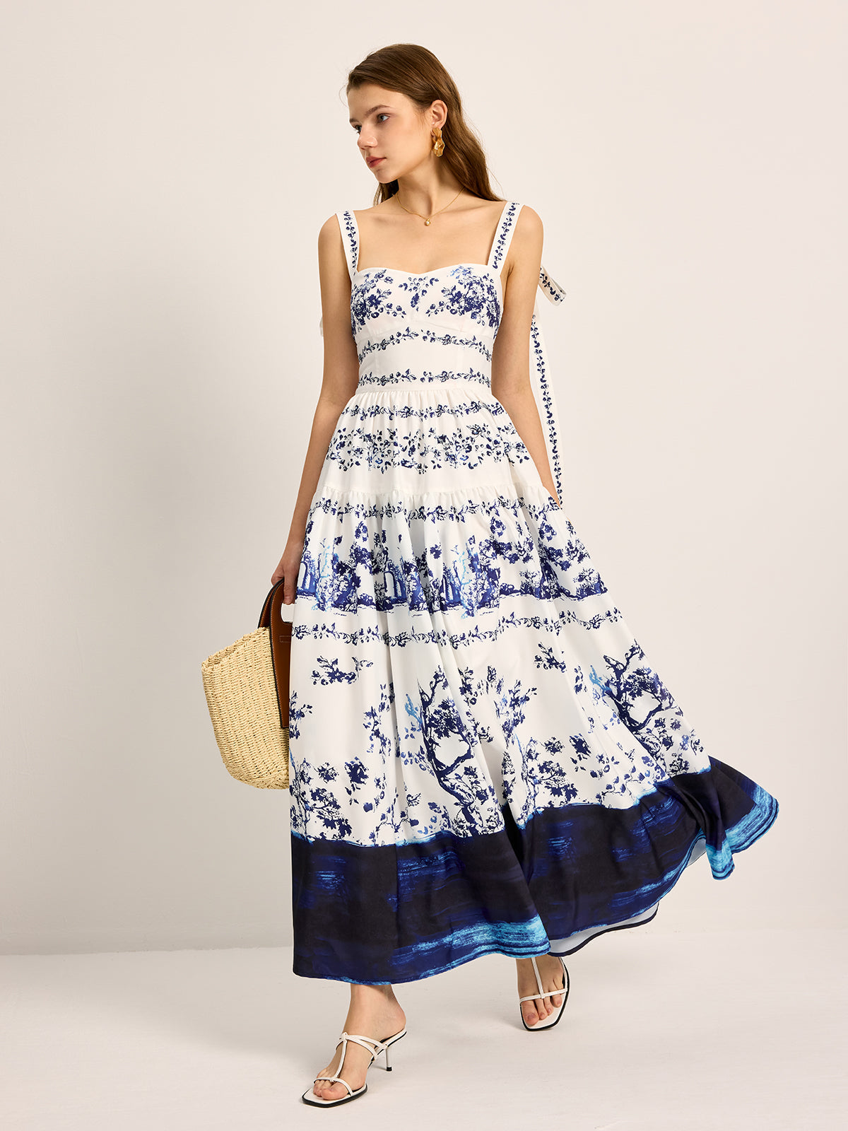 Pretty Ruffled Sundress with Adjustable Straps
