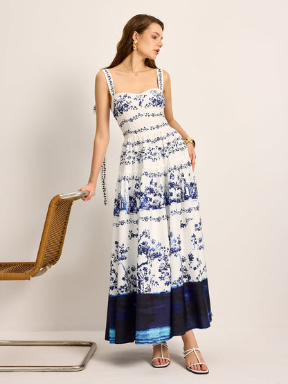 Pretty Ruffled Sundress with Adjustable Straps