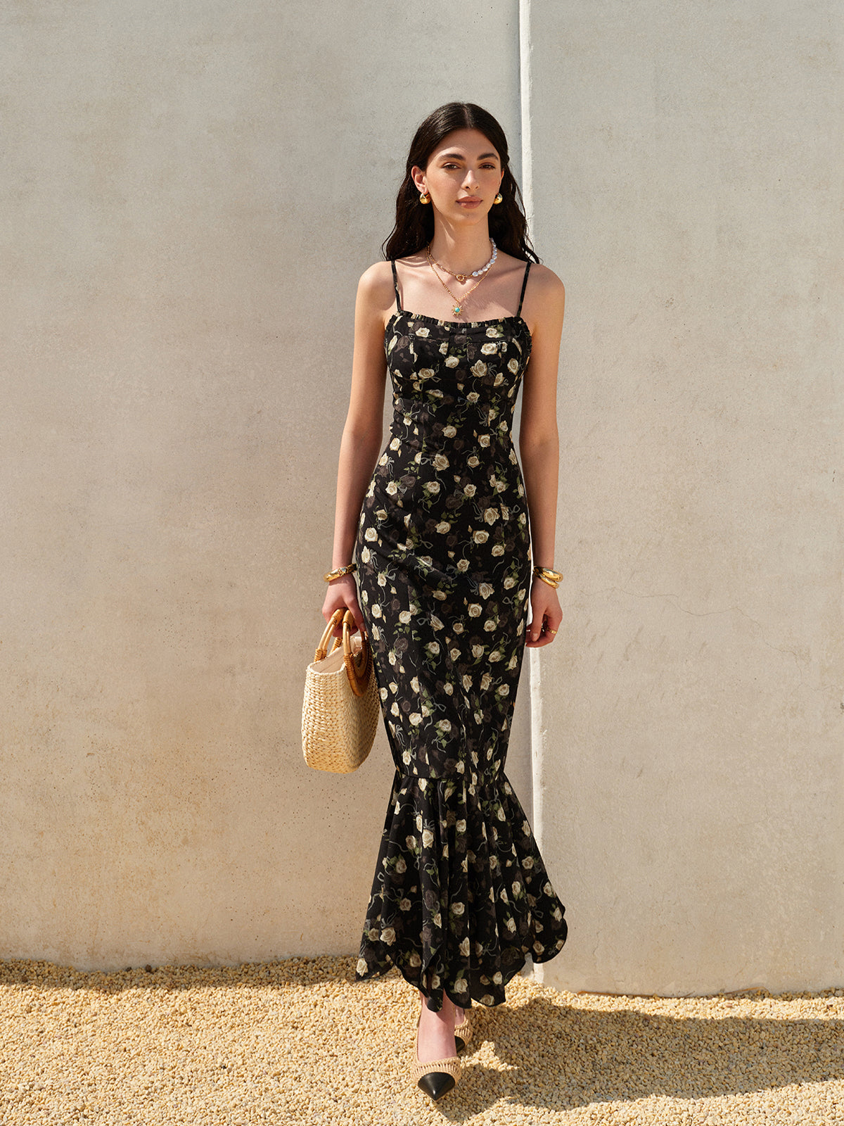 Pretty Tiered Lace Dress