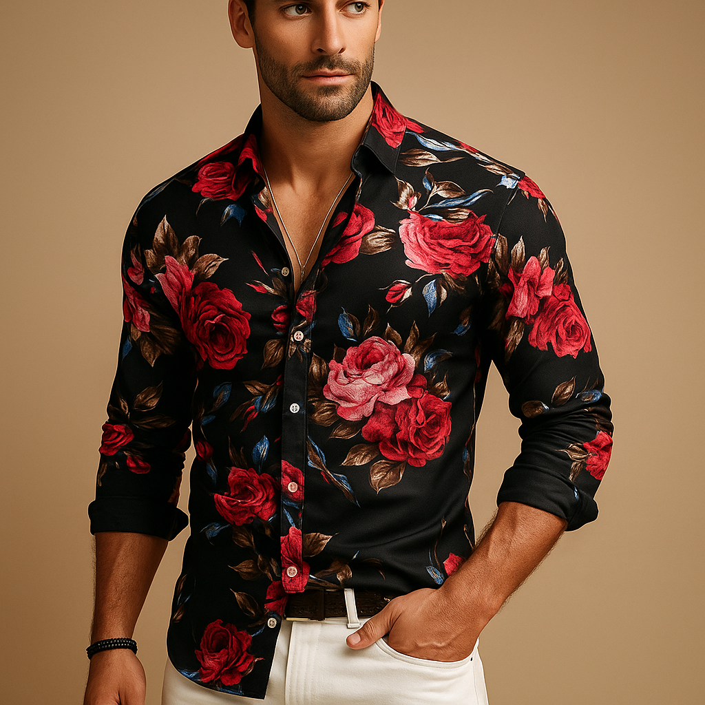 Classic Patterned Mens Shirt - Nocini