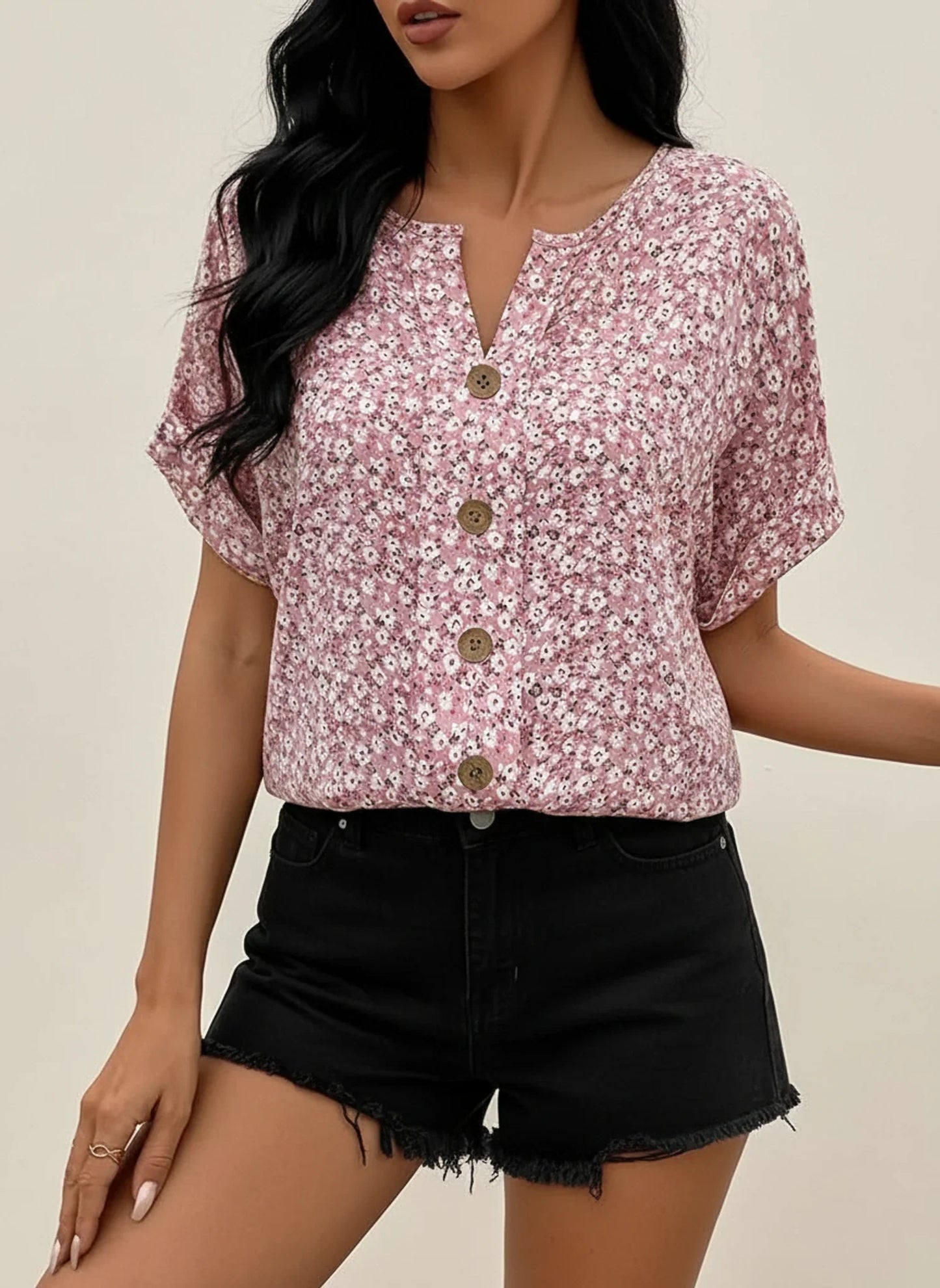 Pretty Classic Women's Button Down Shirt - Olytrend