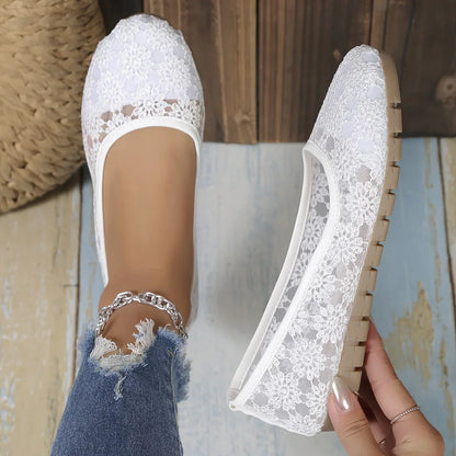 Pretty Floral Dance Shoes - Pexav