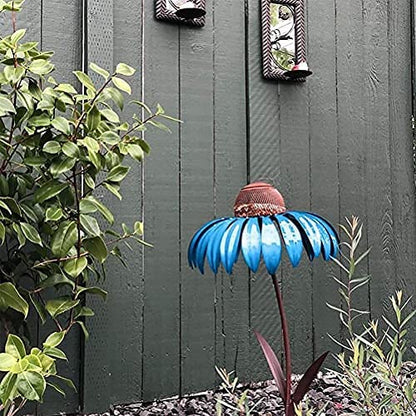 Flower-shaped Bird Feeder - FloraFeeder-Red-Nora Luxe