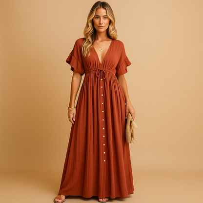 Relaxed Fit Summer Dress for Women - Nocini