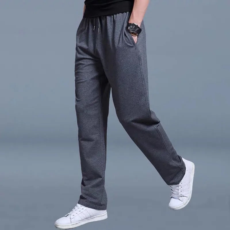 Comfortable Men's Elastic Waist Lounge Pants - Olytrend