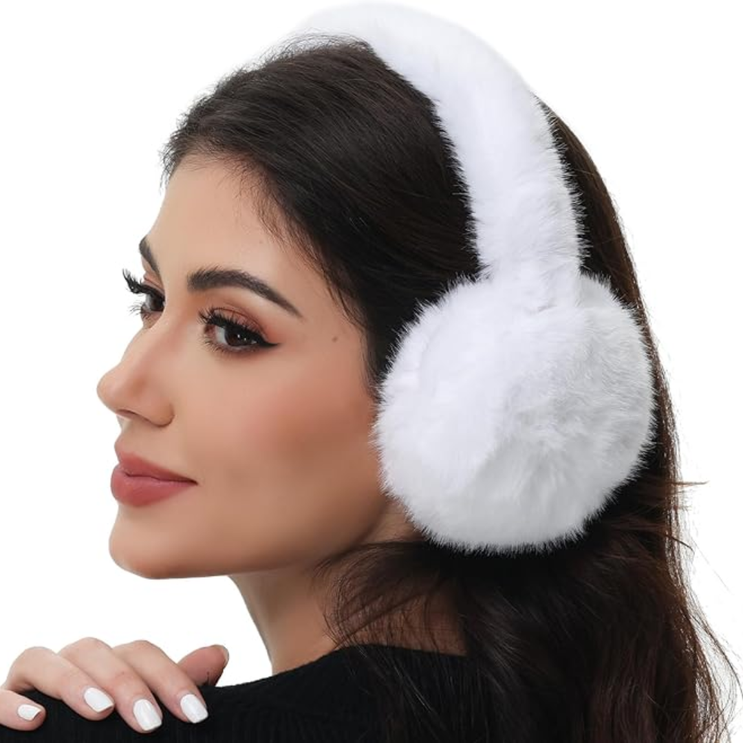 Soft Plush Fleece Winter Ear Muffs - Pexav