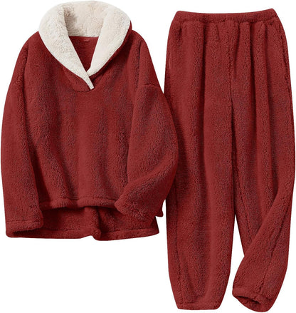Soft Plush Pajamas for Ladies - Pexav