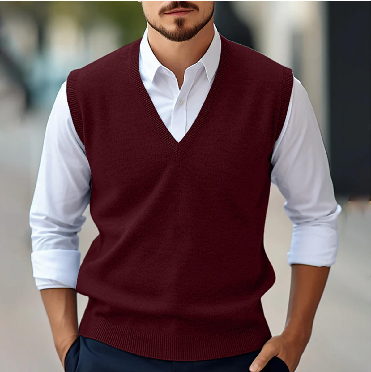 Relaxed Fit Sleeveless Mens Vest - Nocini