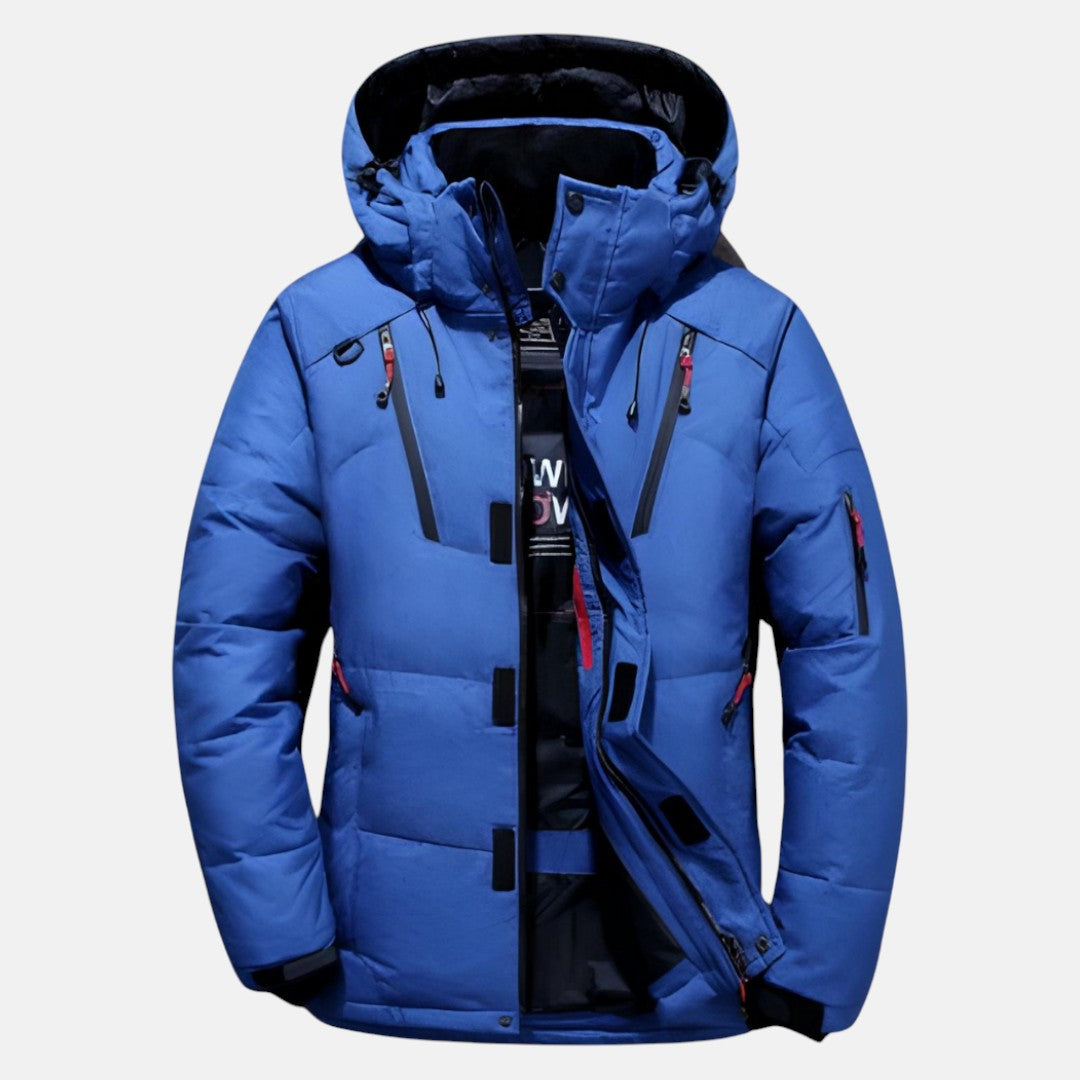 Warm Thick Filled Mid-Length Hooded Parka