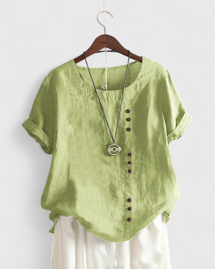 Soft Casual Short Sleeve Top