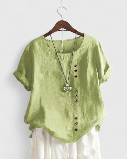 Soft Casual Short Sleeve Top