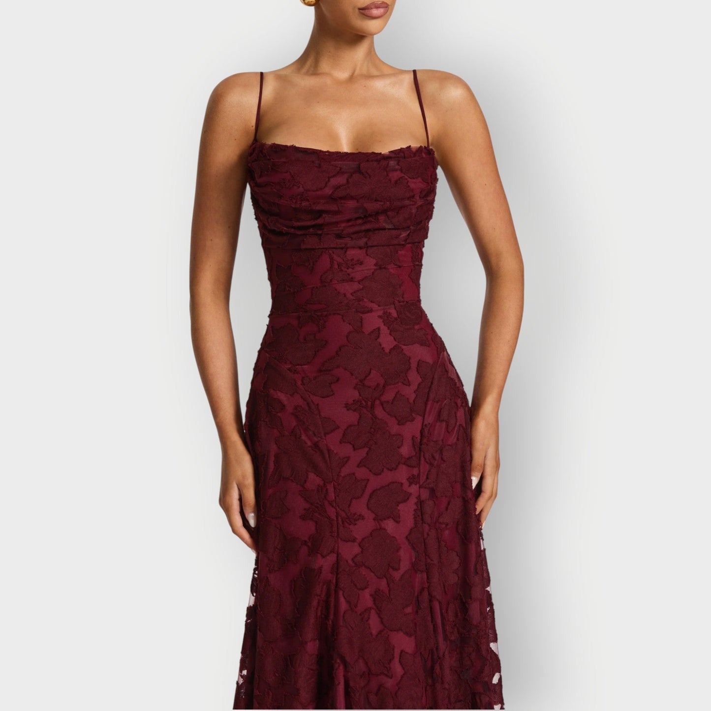 Luxurious Off Shoulder Velvet Evening Dress