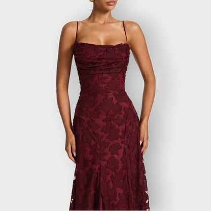 Luxurious Off Shoulder Velvet Evening Dress