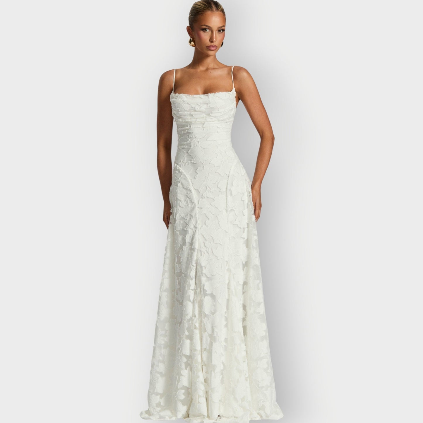 Luxurious Off Shoulder Velvet Evening Dress