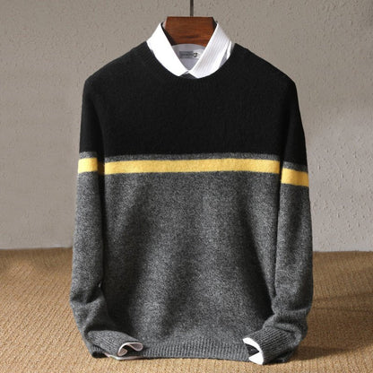 Timeless Horizontal Stripe Crew Sweater