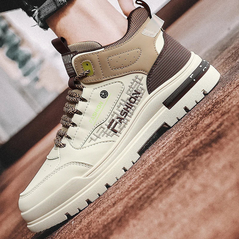 Image of Frederick | Men's High Top Lace-Up Sneakers