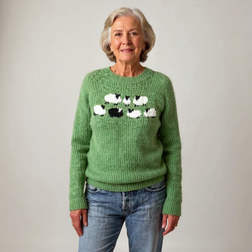 Classic Ladies Crew Neck Sweater