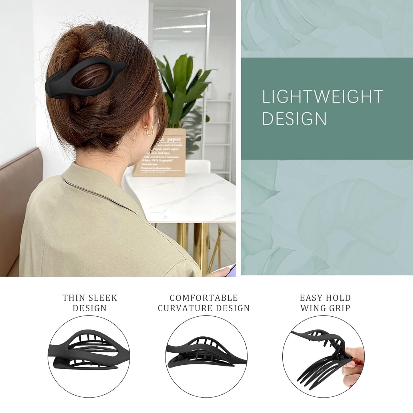 French Concord Hairpins - 6-Pack Volume Pins-Set 1-Nora Luxe