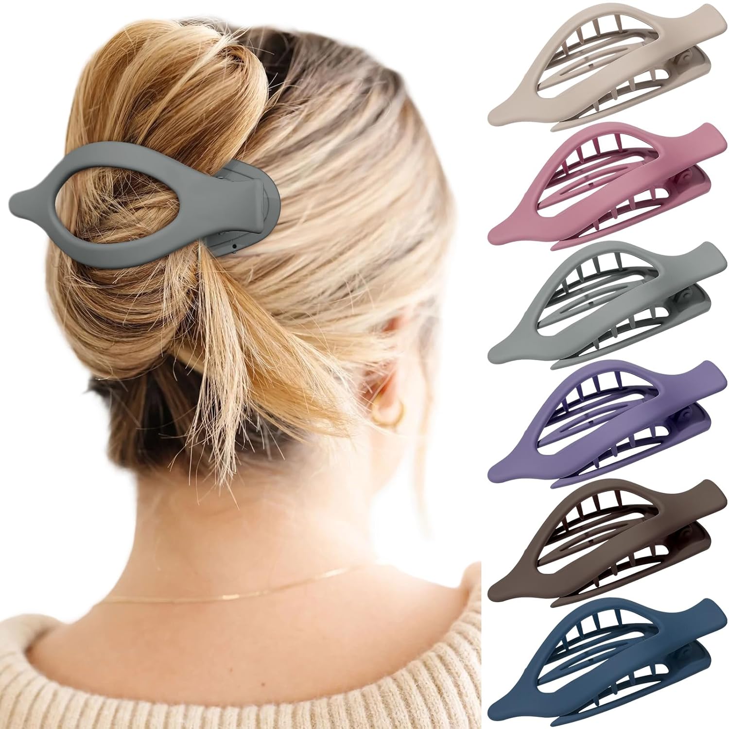 French Concord Hairpins - 6-Pack Volume Pins-Set 2-Nora Luxe