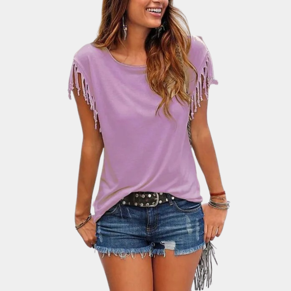 Comfy Casual Summer Tee for Women - Pexav
