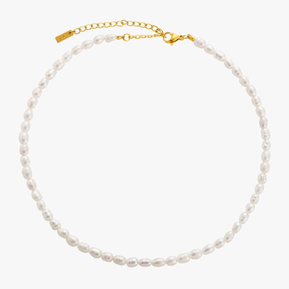 Freshwater Pearl Choker - Amélie-Gold-Nora Luxe