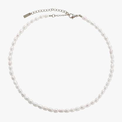 Freshwater Pearl Choker - Amélie-Silver-Nora Luxe