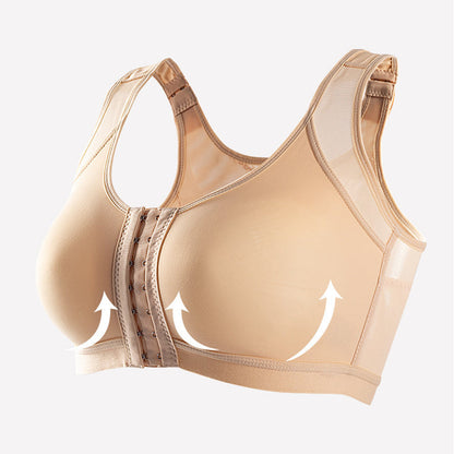 Front Closure Bra - ComfortLift-Cream-S-Nora Luxe