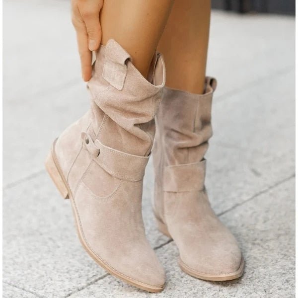 Warm Mid Calf Snow Boots for Women - Pexav