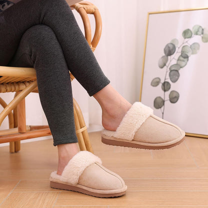 Fuzzy Memory Foam Slippers - SoftStep-Chestnut-4.5-Nora Luxe