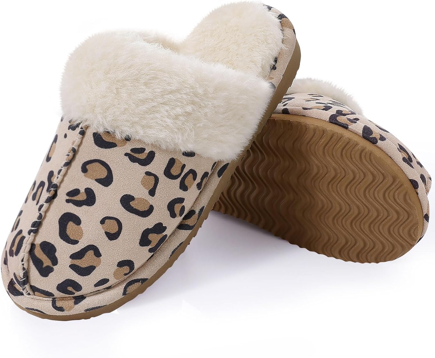 Fuzzy Memory Foam Slippers - SoftStep-Chestnut-4.5-Nora Luxe