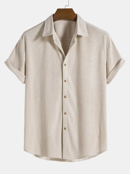 Casual Short Sleeve Mens Shirt Relaxed Fit - Nocini