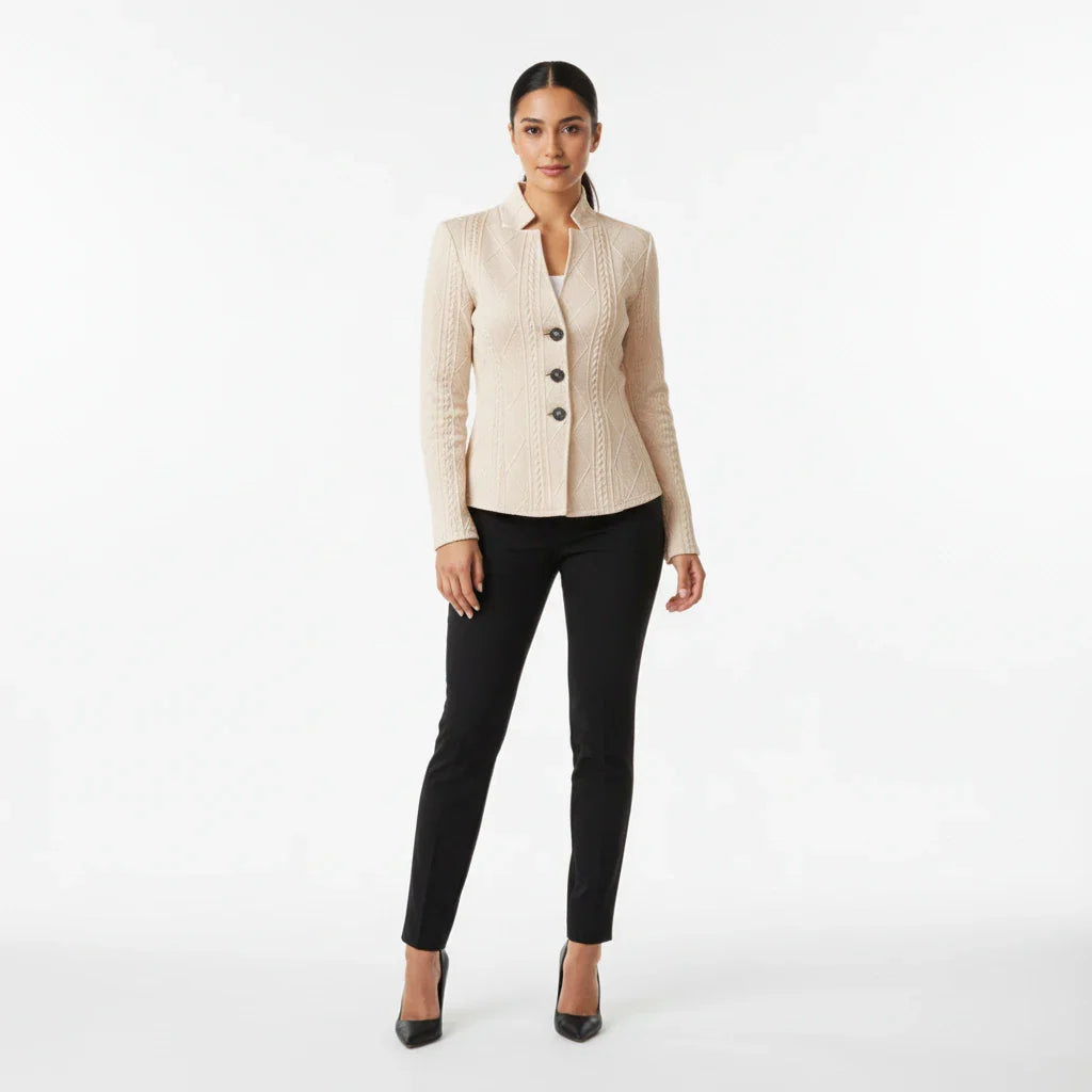 Tailored Women's Single Button Jacket