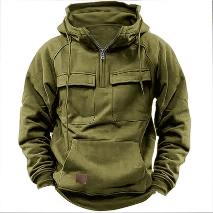 Garrett | Men's Lightweight Fleece Jacket Hoodie - Olytrend