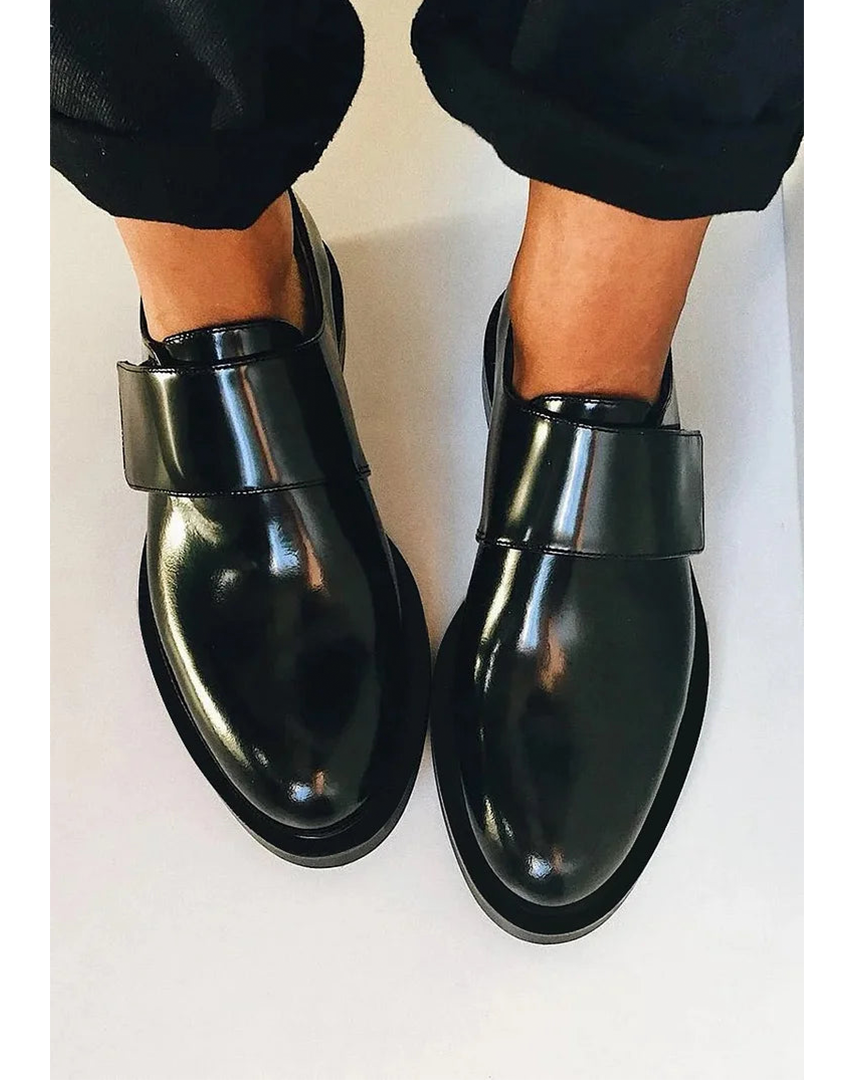 Leather Men's Slip On Loafers - Olytrend