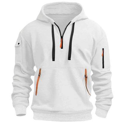 Image of Gavin | Men's Half-Zip Pullover Hoodie