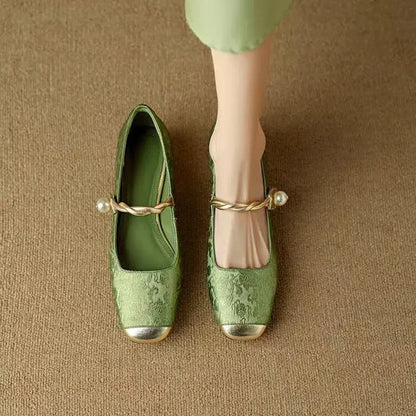 Elegant Mestelle Flat Mary Jane Shoes