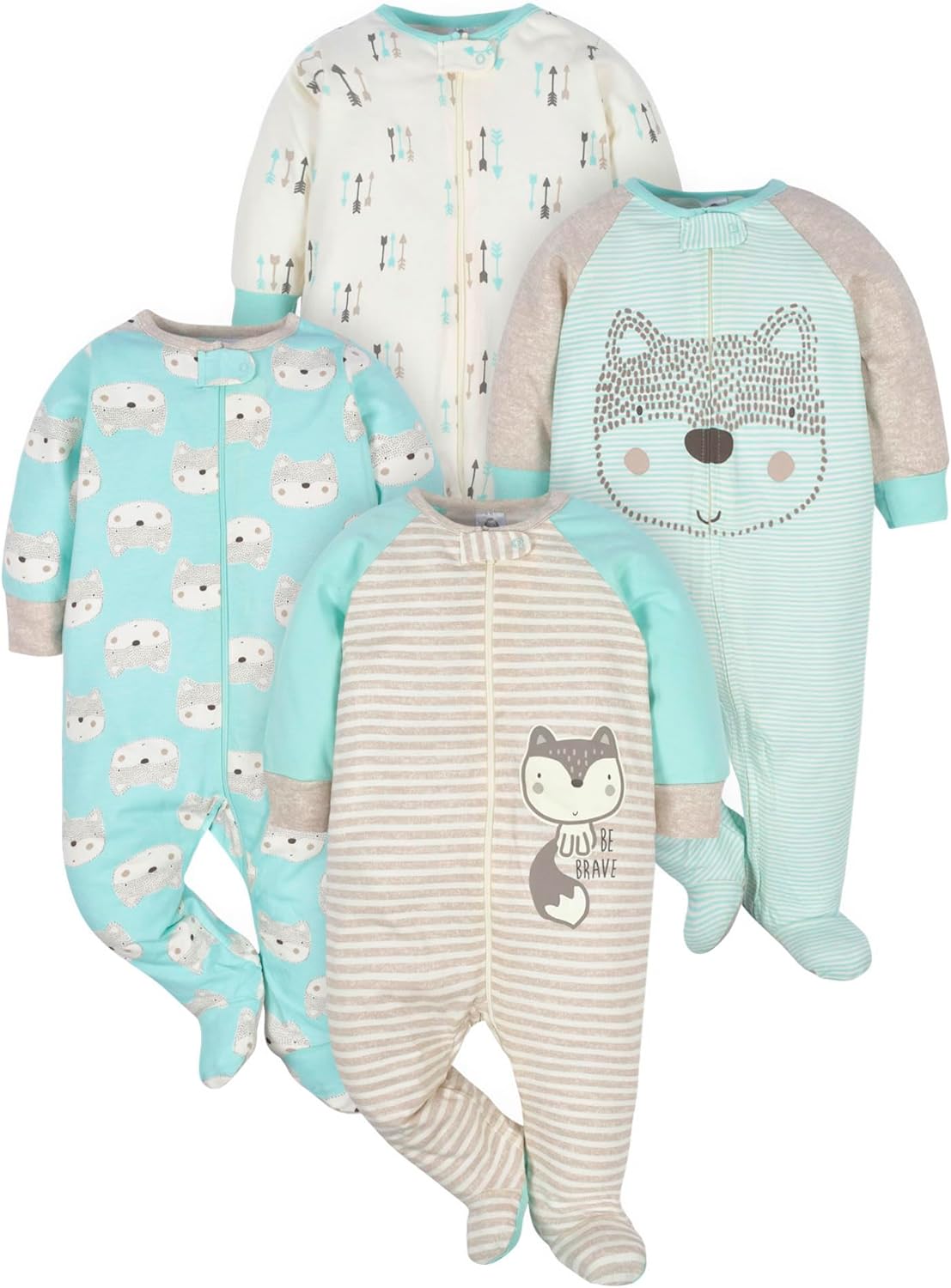 Cozy Baby Boy Footed Pajamas for Sleep - Pexav