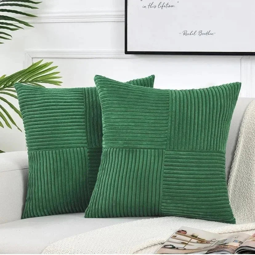 Plush Corduroy Fabric Pillow Cover