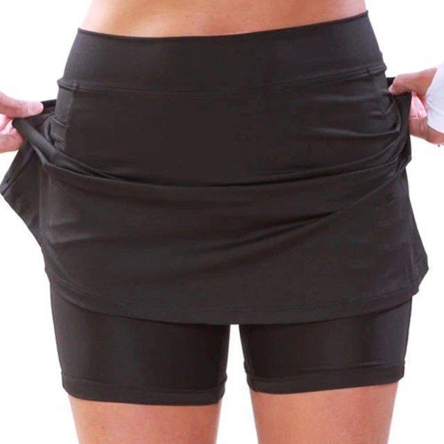 Women's Active Skort - Flexible Waist - Moisture Wicking