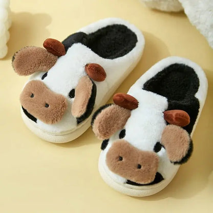 Cozy Women's Holiday Fuzzy Slippers