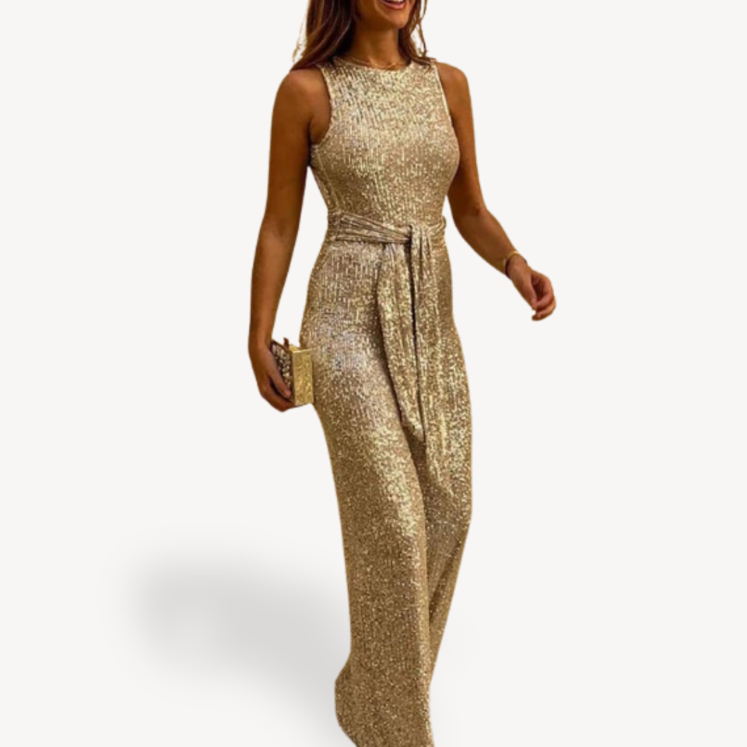 Glittering Evening Maxi Dress for Women