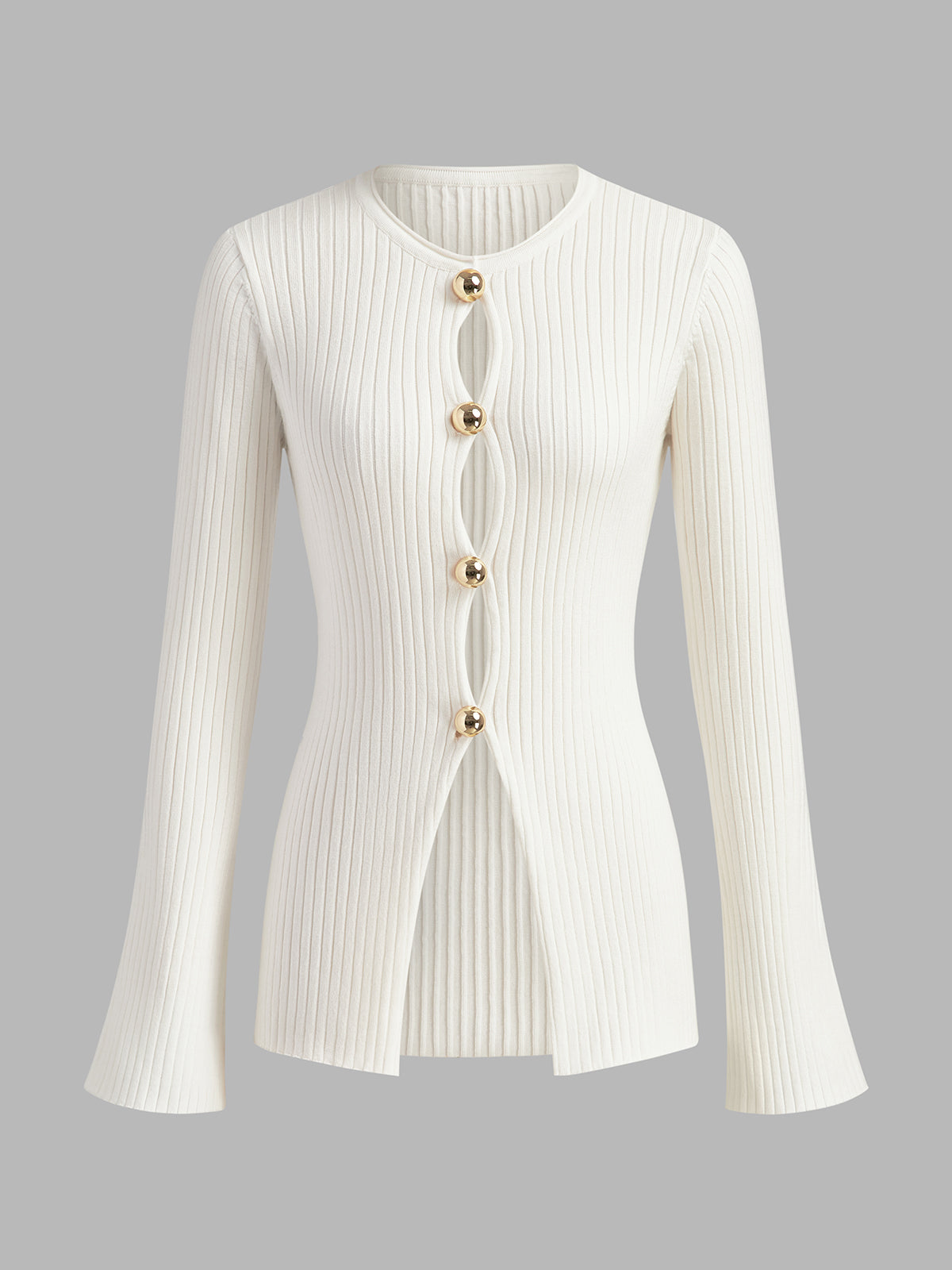 Classic Open Front Cable Sweater