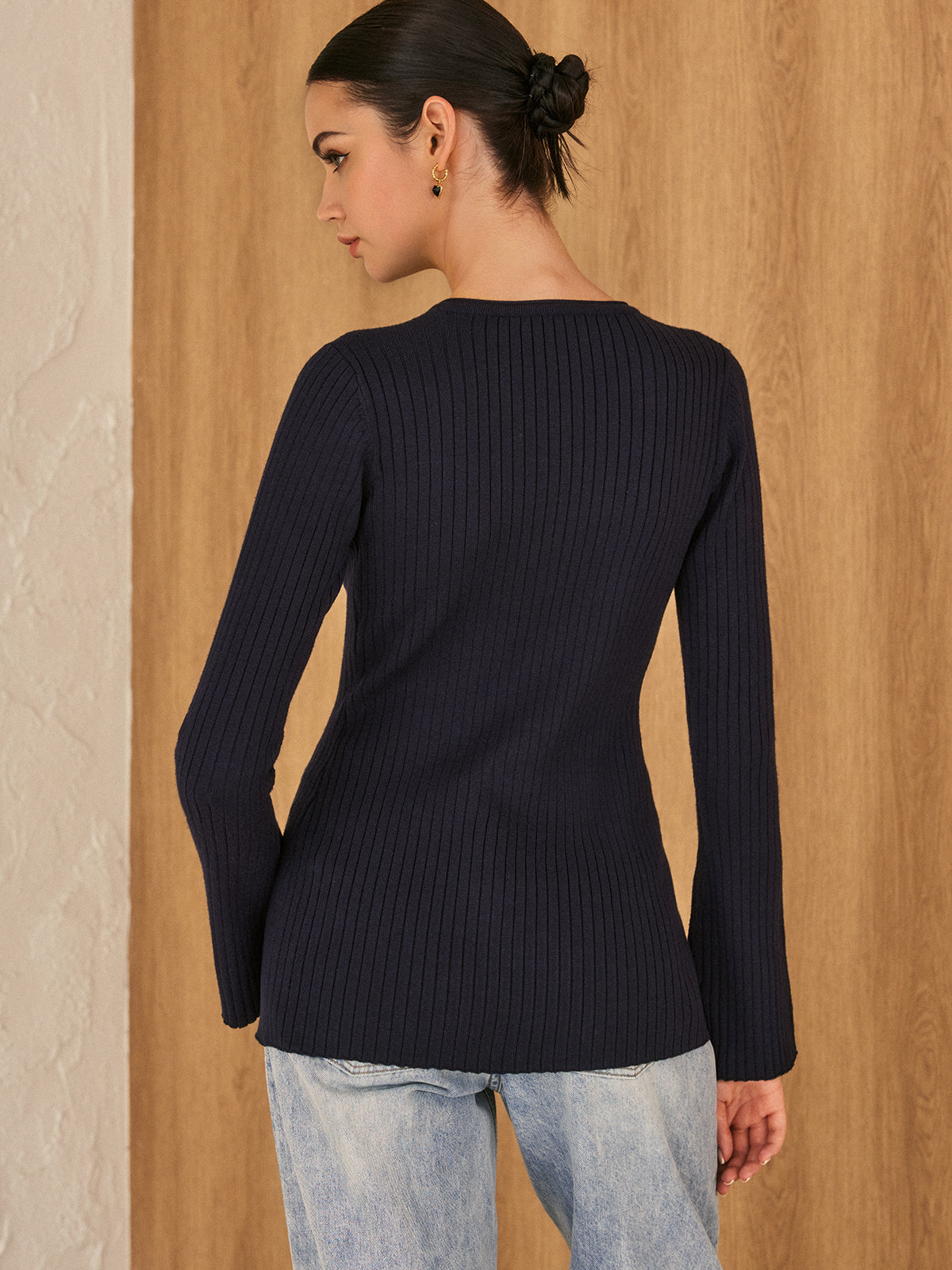 Classic Open Front Cable Sweater