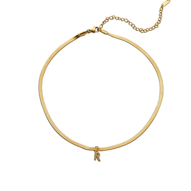 Personalized Initials Pendant Necklace Ella - Pexav