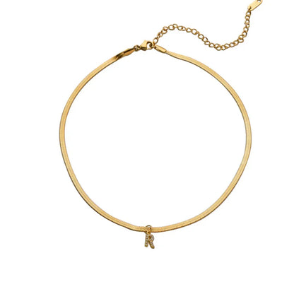 Personalized Initials Pendant Necklace Ella - Pexav
