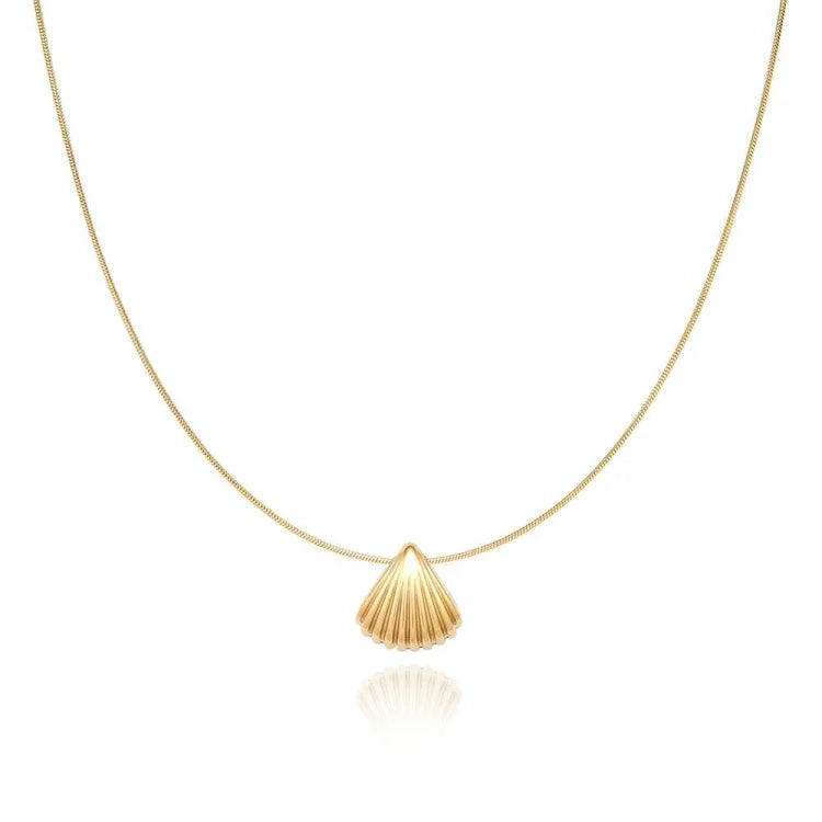 Delicate Purple Floral Pendant Necklace - Pexav