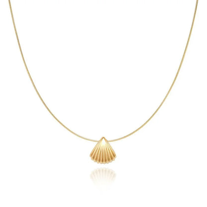 Delicate Purple Floral Pendant Necklace - Pexav