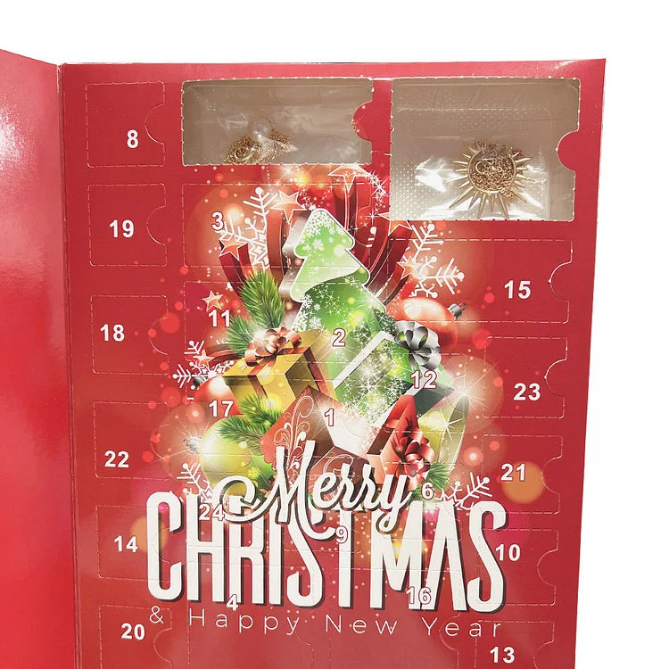 Luxury Metal Christmas Countdown Calendar - Pexav